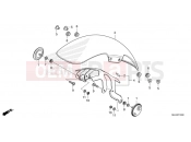 HONDA CMX500AS REBEL 500 2025 F-10 FRONT FENDER