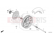 HONDA CMX500AS REBEL 500 2025 F-14-40 FRONT WHEEL