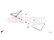 HONDA CMX500AS REBEL 500 2025 F-24 SIDE COVER