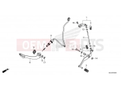 HONDA CMX500AS REBEL 500 2025 F-29 PEDAL