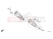 HONDA CMX500AS REBEL 500 2025 F-33 REAR CUSHION