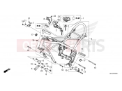 HONDA CMX500AS REBEL 500 2025 F-39 FRAME BODY