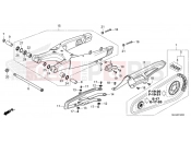HONDA AFRICA TWIN 1100 DCT ADVENTURE SPORT CRF1100D4P 2023 F-32 SWINGARM