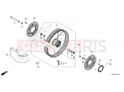 HONDA AFRICA TWIN 1100 DCT ADVENTURE LOWER CRF1100DL2P 2023 F-14-21 FRONT WHEEL (2)