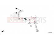 HONDA AFRICA TWIN 1100 DCT ADVENTURE LOWER CRF1100DL2P 2023 F-31 SIDE STAND