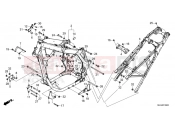 HONDA AFRICA TWIN 1100 DCT ADVENTURE LOWER CRF1100DL2P 2023 F-39 FRAME BODY