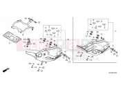 HONDA AFRICA TWIN 1100 DCT ADVENTURE LOWER CRF1100DL2P 2023 F-39-30 SKID PLATE