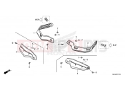HONDA AFRICA TWIN 1100 DCT LOWER CRF1100DLP 2023 F-7-10 KNUCKLE GUARD