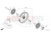 HONDA AFRICA TWIN 1100 DCT LOWER CRF1100DLP 2023 F-14-20 FRONT WHEEL (1)