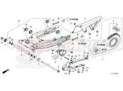 HONDA CRF250LRP CRF250L 2023 F-32 SWINGARM