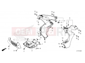 HONDA CRF250LRP CRF250L 2023 F-45 MIDDLE COWL