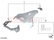 BMW Motorrad BMW 2024 F models F 900 R A2 25 (0K91) Cover, pillion-passenger seat  3