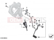 BMW Motorrad BMW 2025 F models F 900 R A2 25 (0K91) Outer gearshift parts