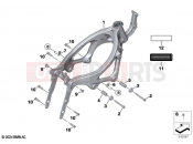 BMW Motorrad BMW 2025 F models F 900 R A2 25 (0K91) Front frame