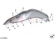 BMW Motorrad BMW 2025 F models F 900 R A2 25 (0K91) Fairing side panel, front