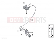 BMW Motorrad BMW 2025 F models F 900 R A2 25 (0K91) Seat bench locking system  2