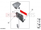 BMW Motorrad BMW 2025 F models F 900 R A2 25 (0K91) Number-plate light LED  2