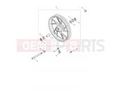 Triumph 2023 TIGER 900 GT Pro Front Wheel