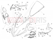 APRILIA RSV4 1100 Factory (CA, USA) Front fairing