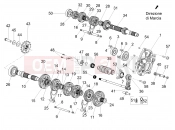APRILIA RSV4 1100 Factory (CA, USA) Gear box - Gear assembly