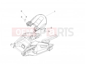 APRILIA Tuono 660 Factory (AU, ZC) Rear mudguard