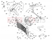 APRILIA Tuono 660 Factory (America)  Cooling system