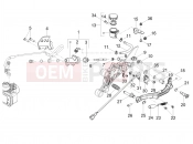 MOTOGUZZI V100 Mandello S E5 (EU) Rear master cylinder