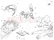 MOTOGUZZI V100 Mandello S E5 (EU) Rear mudguard