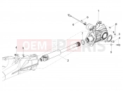 MOTOGUZZI V100 Mandello S E5 (EU) Rear transmission