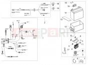 MOTOGUZZI V9 Bobber 850 SE E5 (EU) Rear electrical system