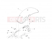 MOTOGUZZI V9 Bobber 850 SE E5 (EU) Rear mudguard