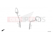 HONDA EVP1P EM1 2023 F-3 MIRROR