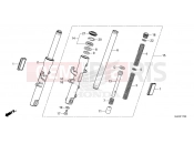 HONDA EVP1P EM1 2023 F-17 FRONT FORK