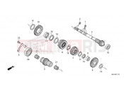 HONDA FORZA 750 (NSS750N) 2022 E-17-10 TRANSMISSION (MAINSHAFT)