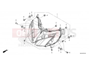 HONDA FORZA 750 (NSS750N) 2022 F-1 HEADLIGHT