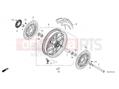 HONDA FORZA 750 (NSS750N) 2022 F-14-40 FRONT WHEEL