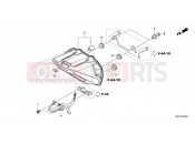 HONDA FORZA 750 (NSS750N) 2022 F-36 TAILLIGHT/LICENSE LIGHT