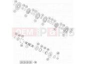 KTM  TRANSMISSION II - COUNTERSHAFT