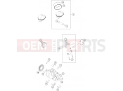 KTM  CRANKSHAFT, PISTON