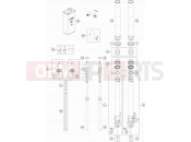 KTM  FRONT FORK DISASSEMBLED