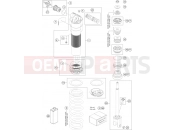 KTM  SHOCK ABSORBER DISASSEMBLED