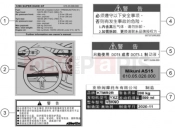 KTM  TECHNIC INFORMATION STICKER