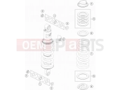 KTM  SHOCK ABSORBER DISASSEMBLED