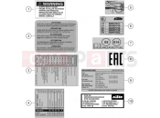 KTM  TECHNIC INFORMATION STICKER