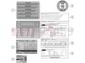 KTM  TECHNIC INFORMATION STICKER