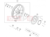 KTM  FRONT WHEEL