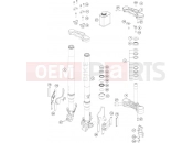 KTM  FRONT FORK, TRIPLE CLAMP