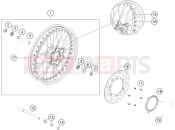 KTM  FRONT WHEEL