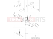 KTM  CRANKSHAFT, PISTON