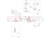KTM  CRANKSHAFT, PISTON